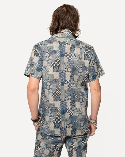 Short Sleeve Dylan | Denim Patches