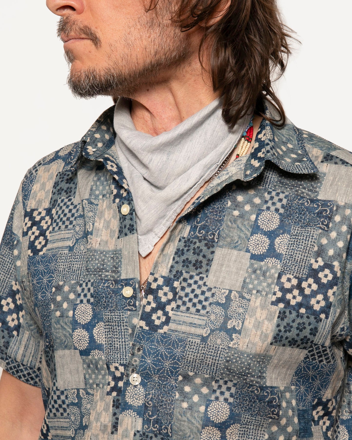 Short Sleeve Dylan | Denim Patches