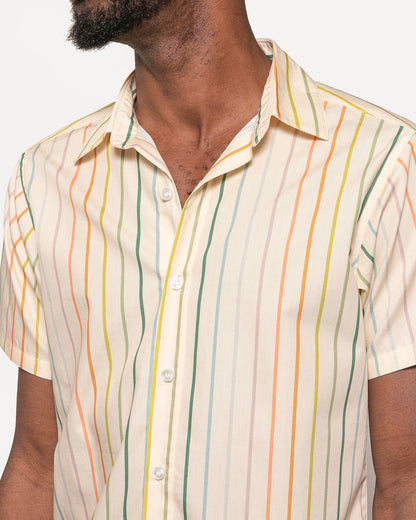Short Sleeve Dylan | Carnival Stripes