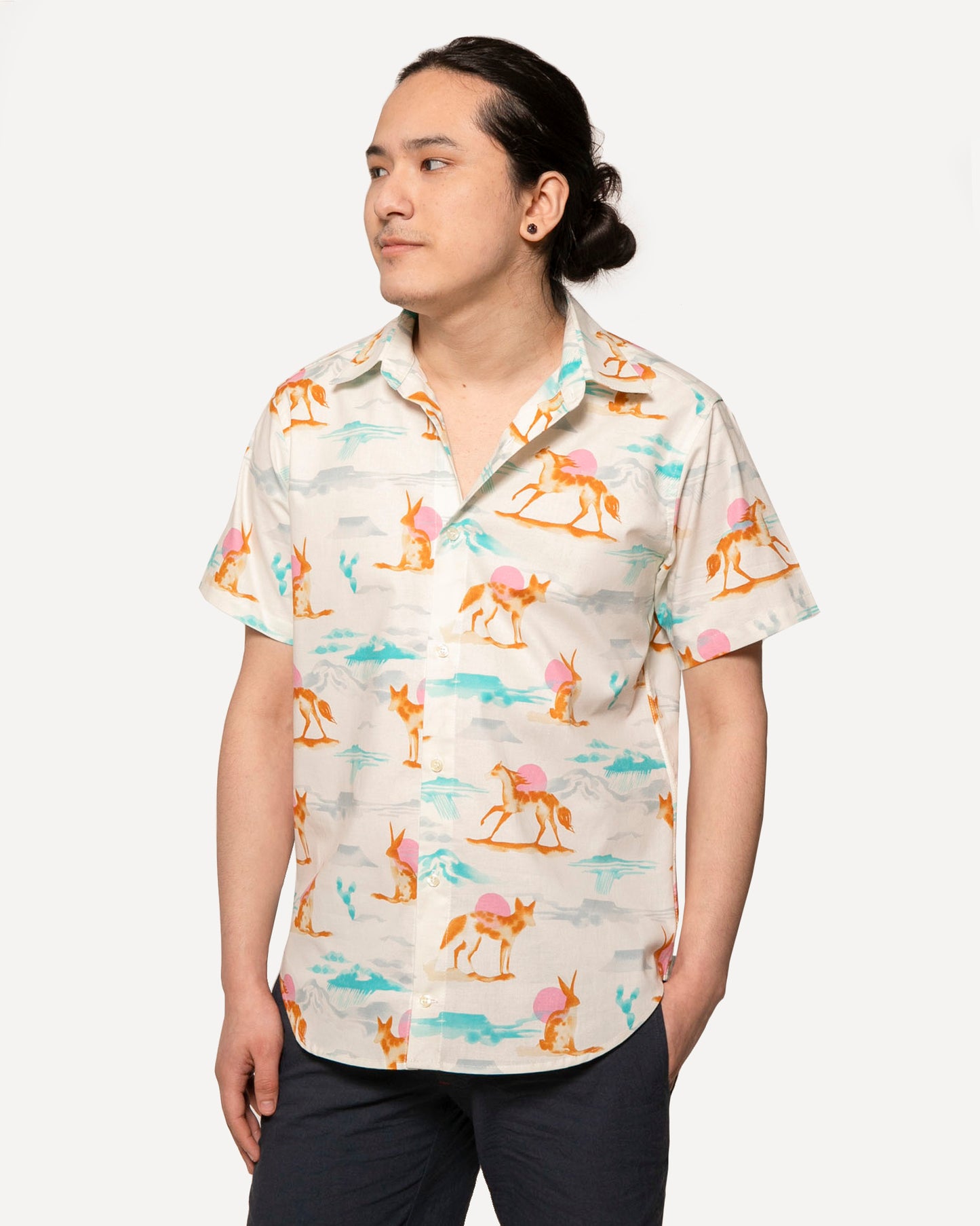 Short Sleeve Dylan | Pink Wild Horses