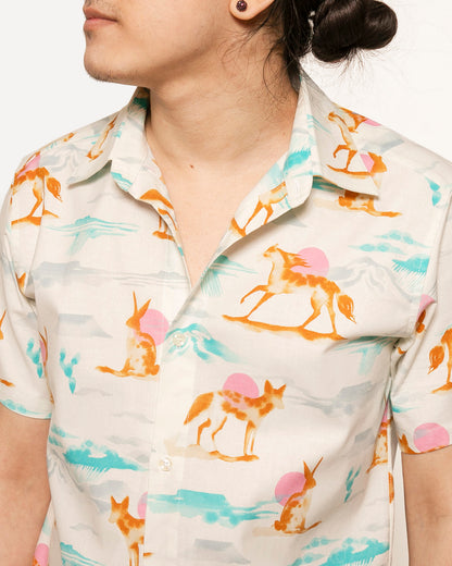 Short Sleeve Dylan | Pink Wild Horses