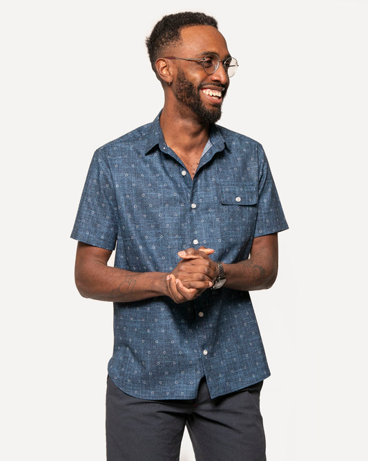 Short Sleeve Neuwirth | Shibori Moons