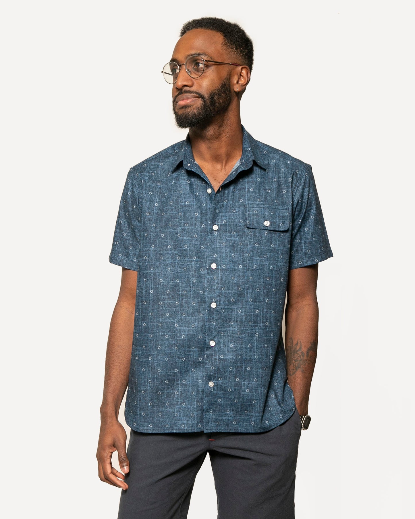 Short Sleeve Neuwirth | Shibori Moons