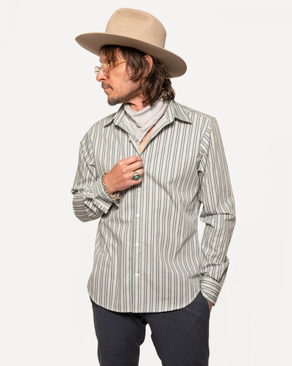 Long Sleeve Dylan | Vintage Navy Stripes