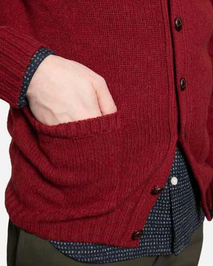 Made in Canada The Highland V Cardigan from 18 Waits — a Sustainable Men's clothing brand offering Vintage Inspired menswear and Rock and Roll Fashion.