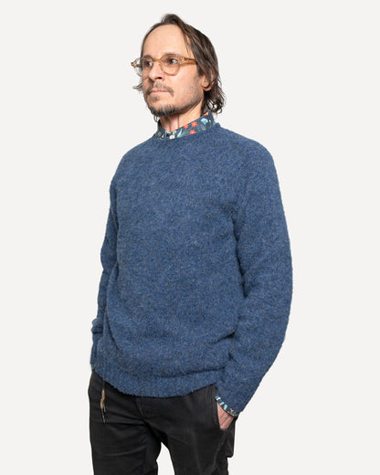 Made in Canada The Highland Crew Sweater from 18 Waits — a Sustainable Men's clothing brand offering Vintage Inspired menswear and Rock and Roll Fashion.