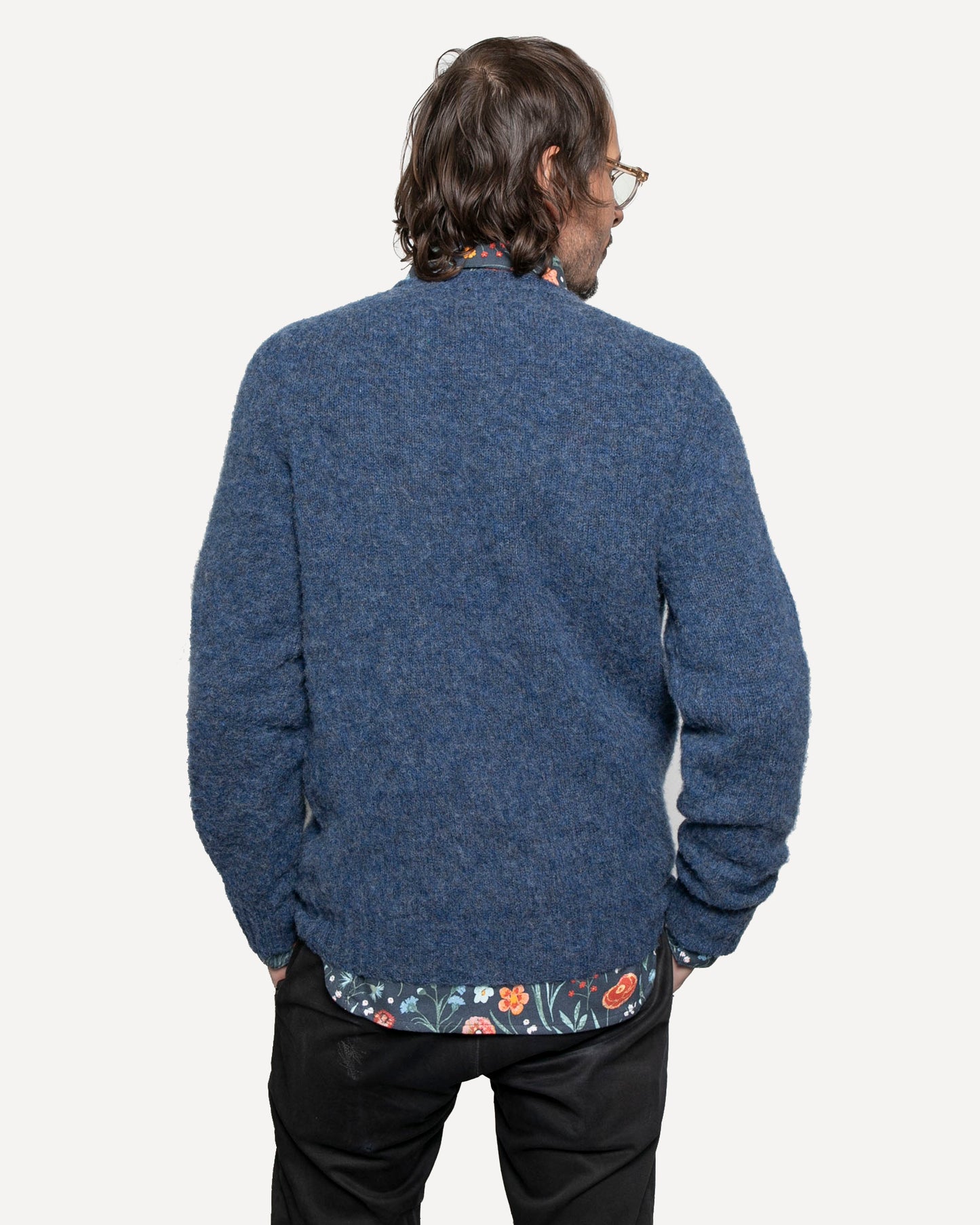 Made in Canada The Highland Crew Sweater from 18 Waits — a Sustainable Men's clothing brand offering Vintage Inspired menswear and Rock and Roll Fashion.