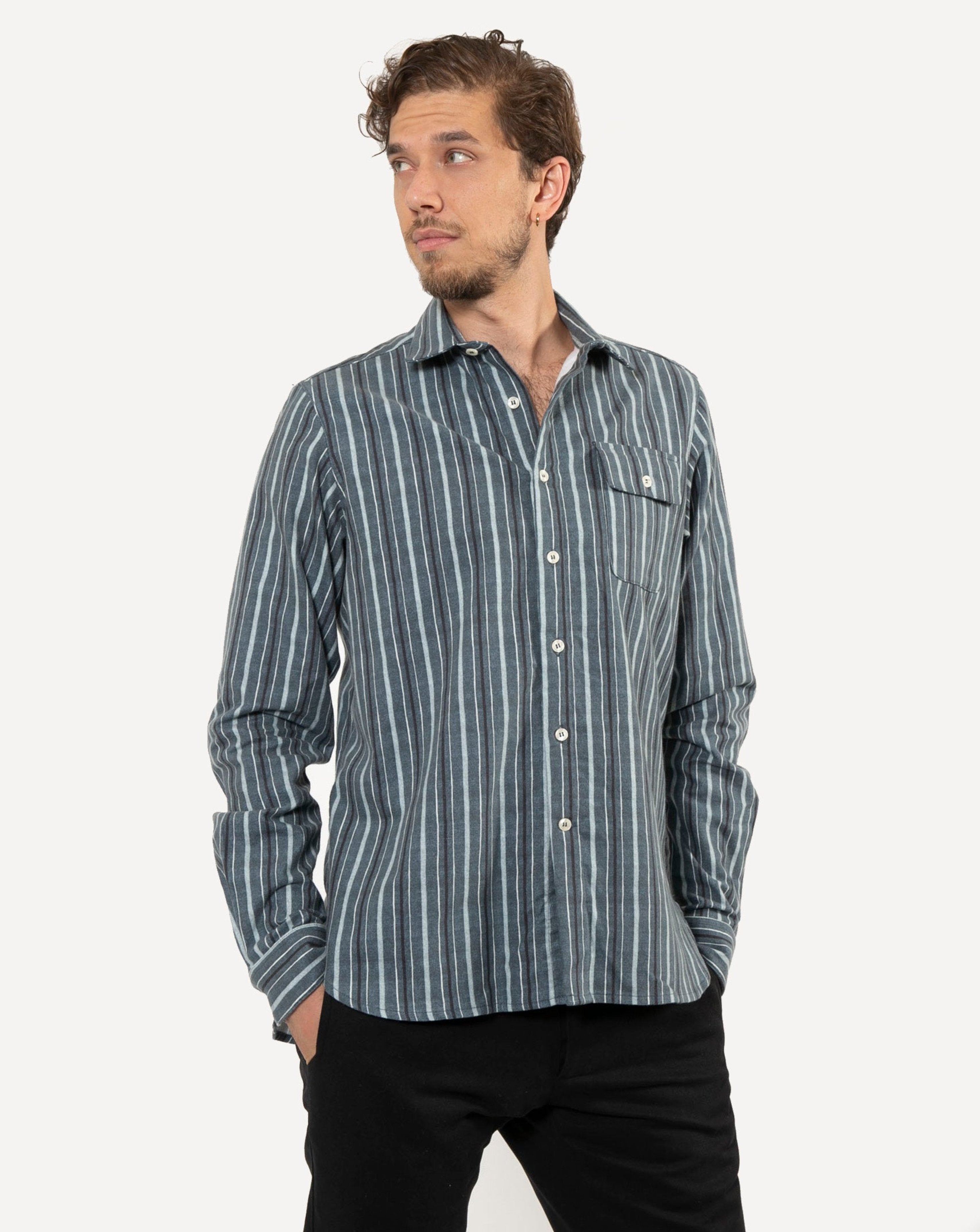 Long Sleeve Neuwirth Shirt | High Tide Night - Flannel