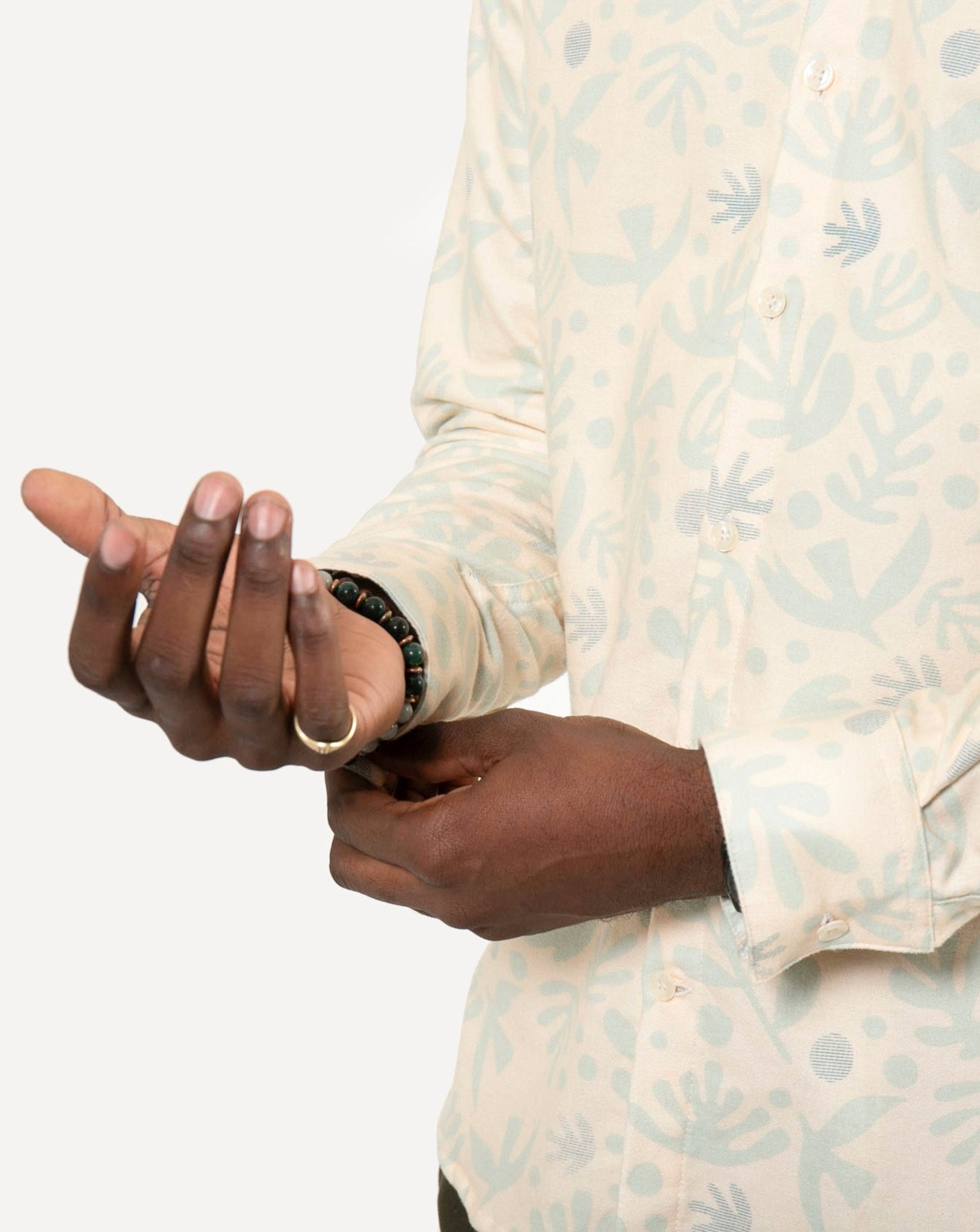 Made in Canada Long Sleeve Dylan Shirt from 18 Waits — a Sustainable Men's clothing brand offering Vintage Inspired menswear and Rock and Roll Fashion.