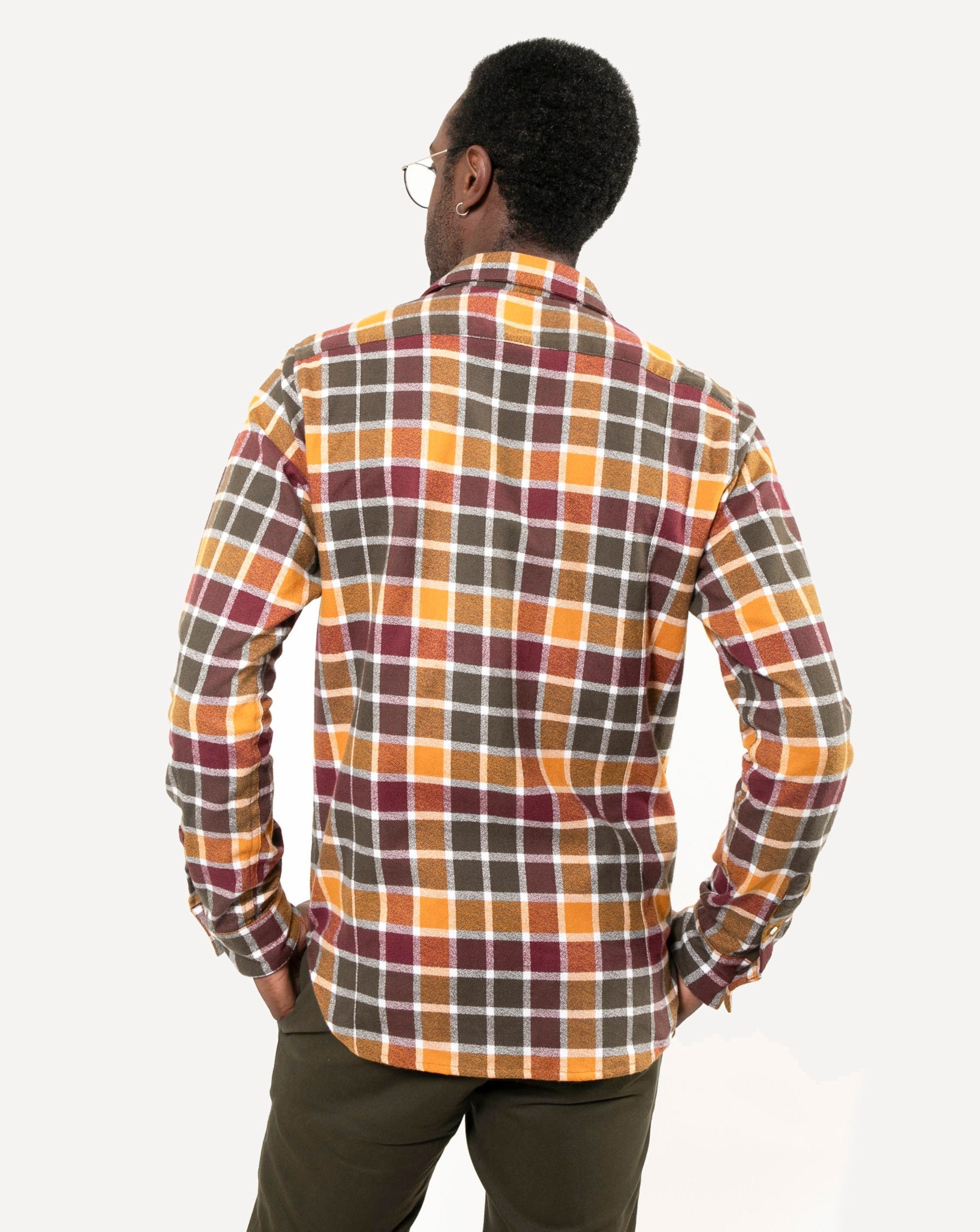 Long Sleeve Dylan Shirt | Autumn Plaid