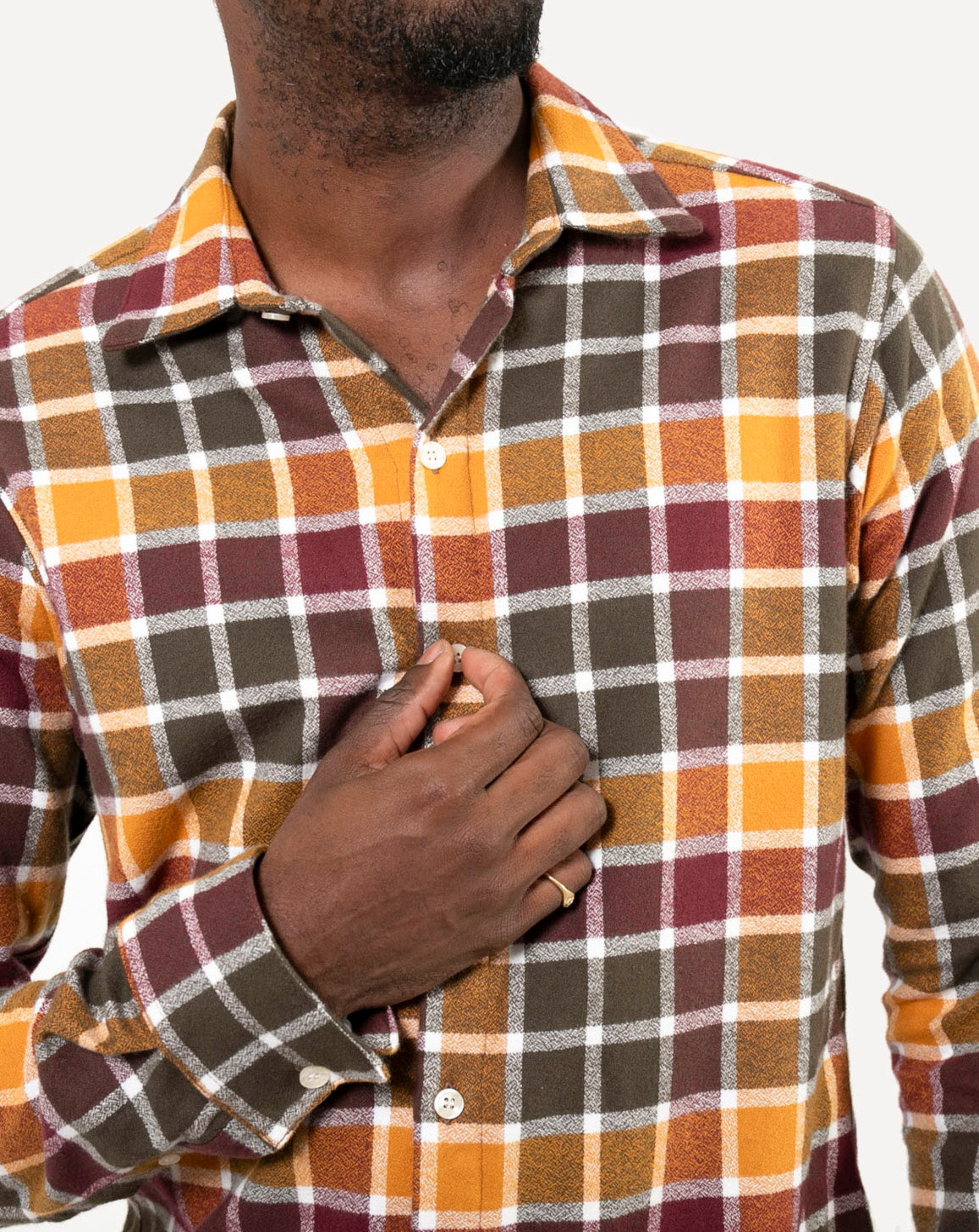 Long Sleeve Dylan Shirt | Autumn Plaid