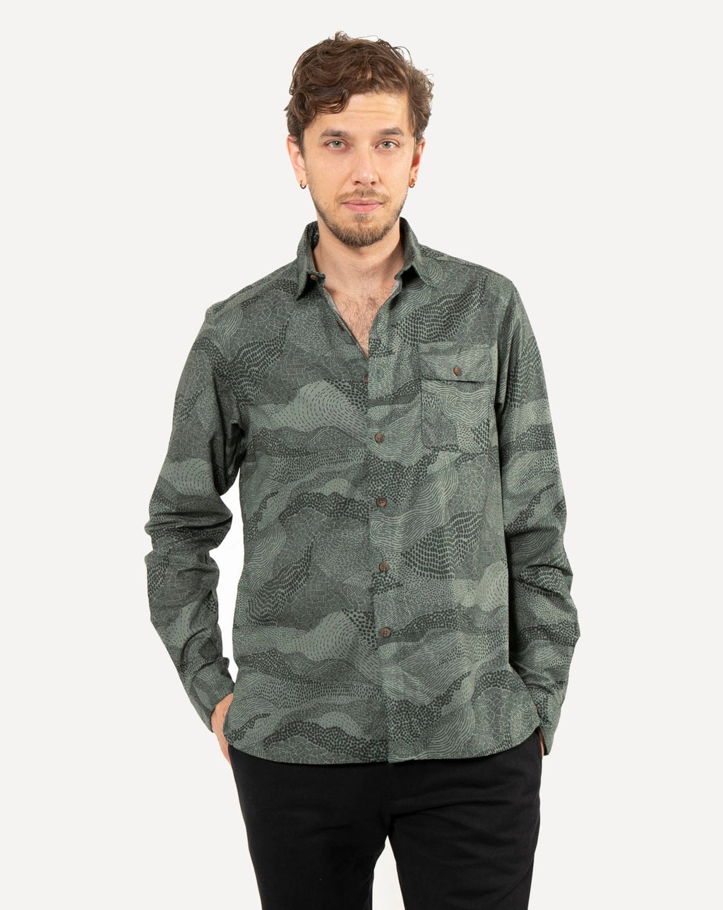 Long Sleeve Neuwirth Shirt | Evergreen Mountains