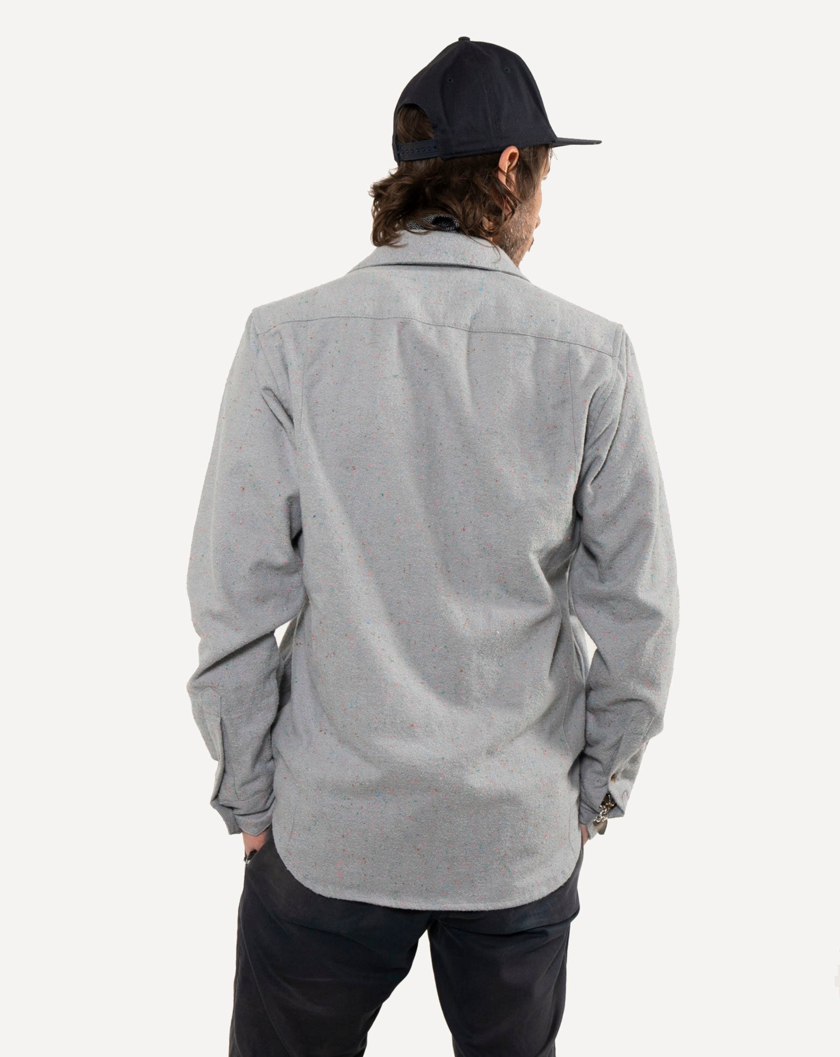 Woodsman Shirt | Light Sky Fleck