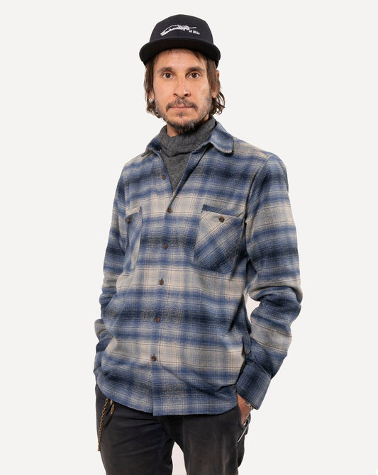Made in Canada Long Sleeve Woodsman Shirt from 18 Waits — a Sustainable Men's clothing brand offering Vintage Inspired menswear and Rock and Roll Fashion.