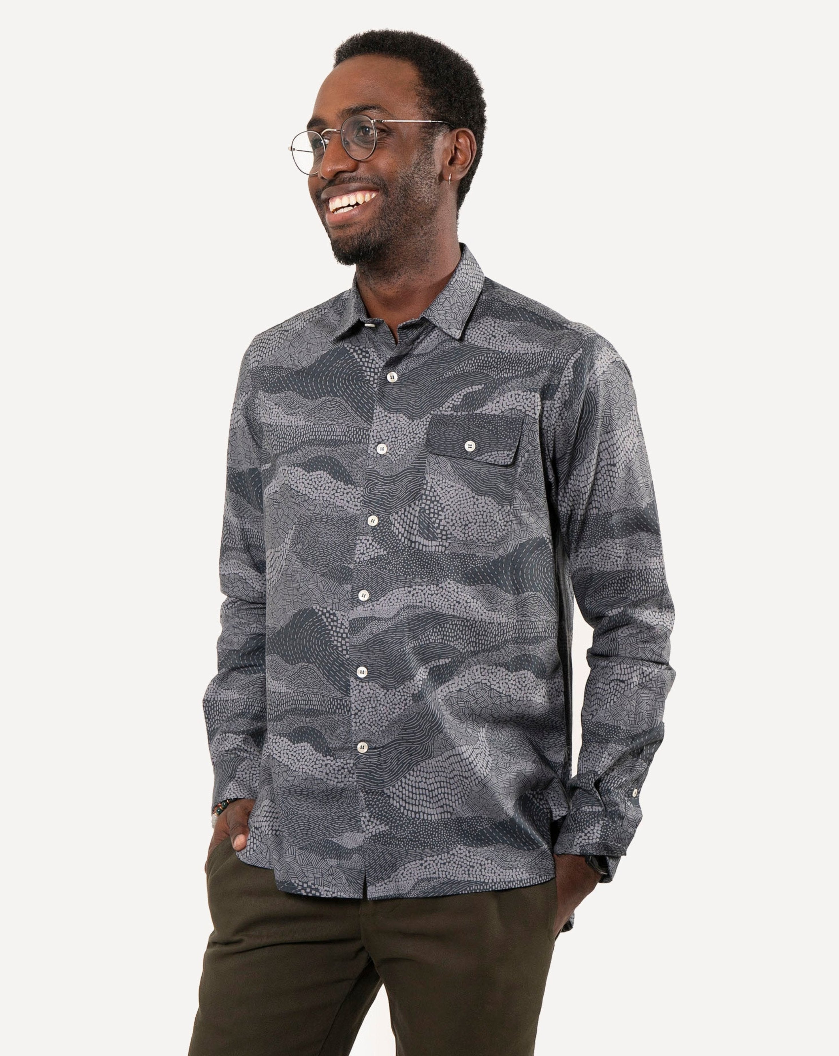 Long Sleeve Neuwirth Shirt | Midnight Mountains