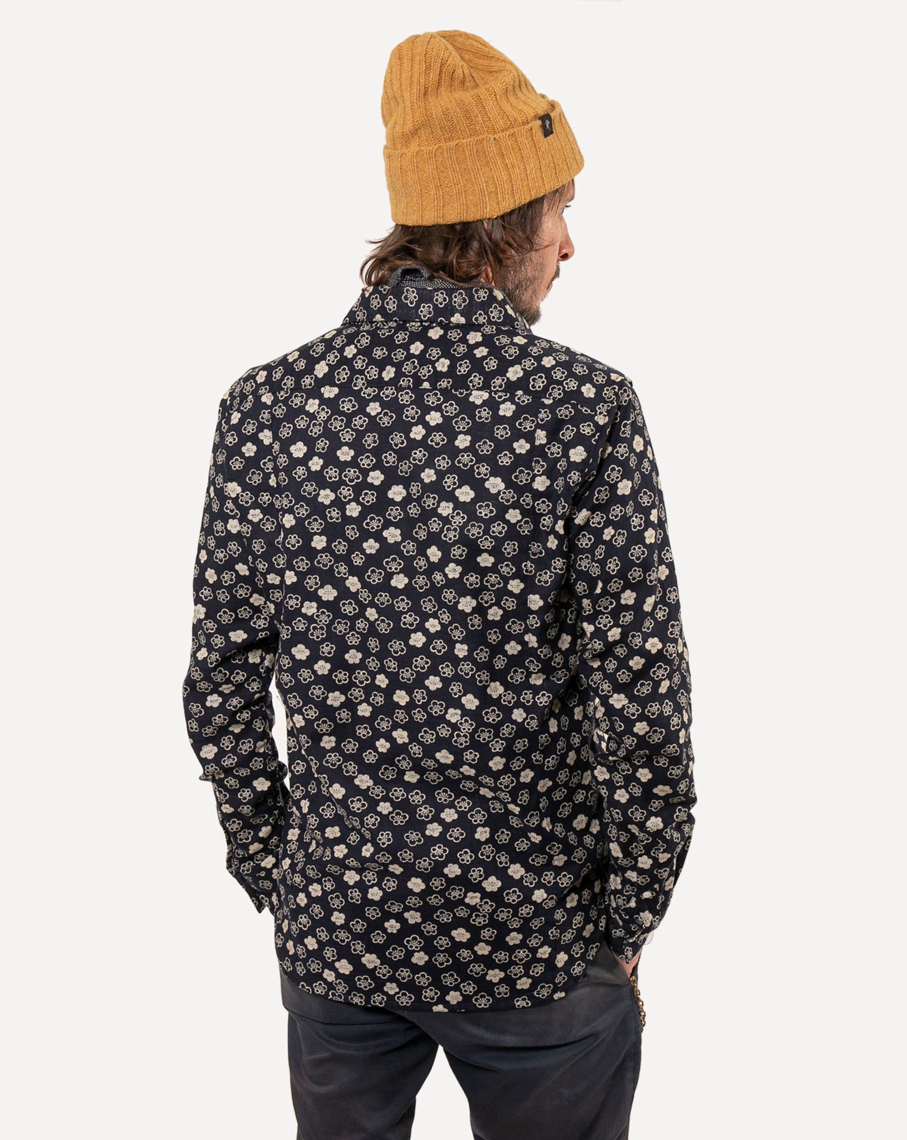 Long Sleeve Dylan Shirt | Indigo Blossoms