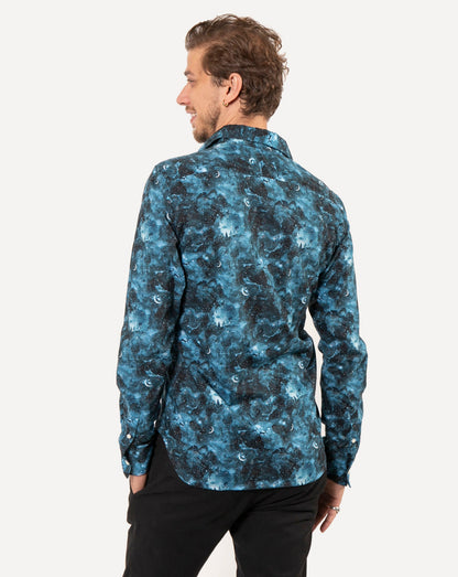 Made in Canada Long Sleeve Dylan Shirt from 18 Waits — a Sustainable Men's clothing brand offering Vintage Inspired menswear and Rock and Roll Fashion.