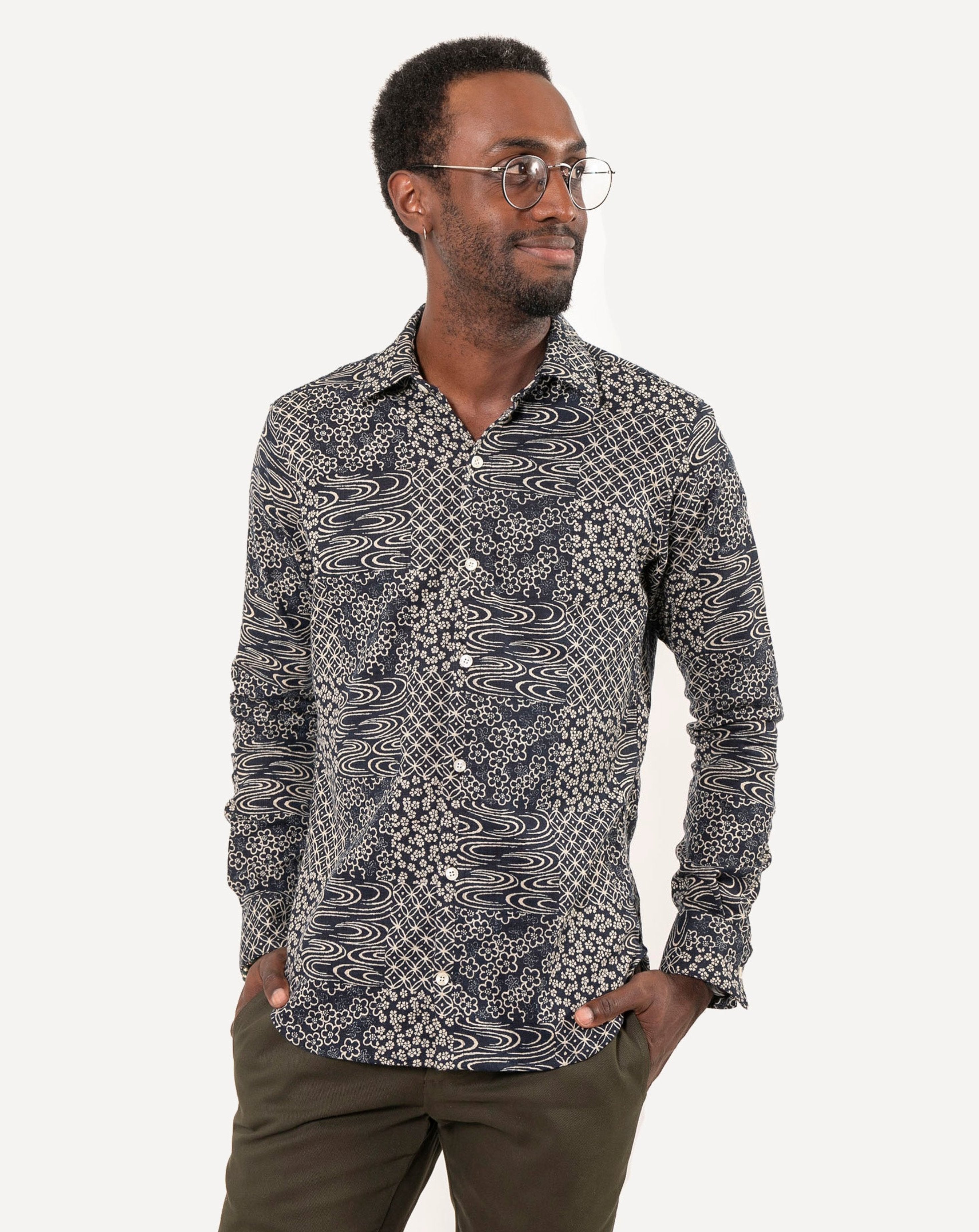 Long Sleeve Dylan Shirt | Patches II