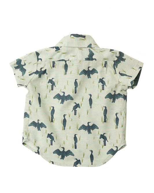 Short Sleeve Shirt | Seabirds - Dusk