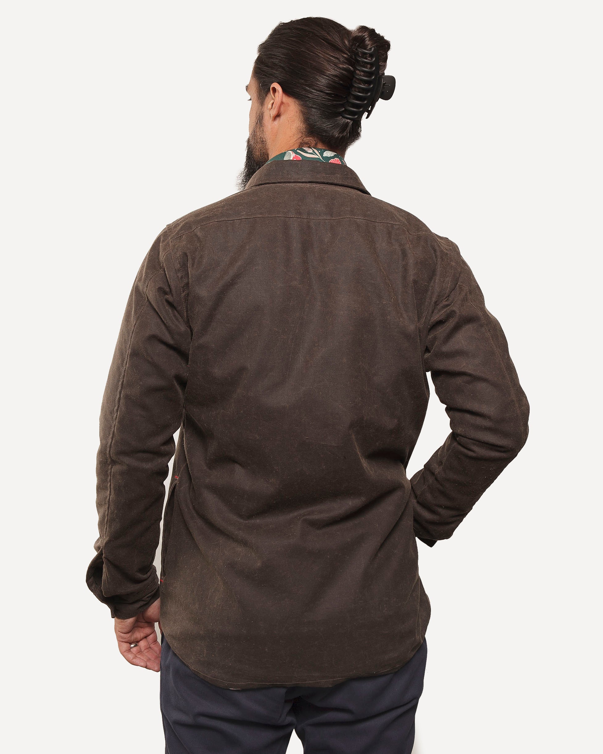 The Legacy Weekender | Brown Wax Cotton
