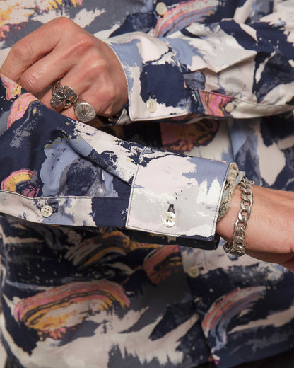 Made in Canada Long Sleeve Dylan Shirt from 18 Waits — a Sustainable Men's clothing brand offering Vintage Inspired menswear and Rock and Roll Fashion.