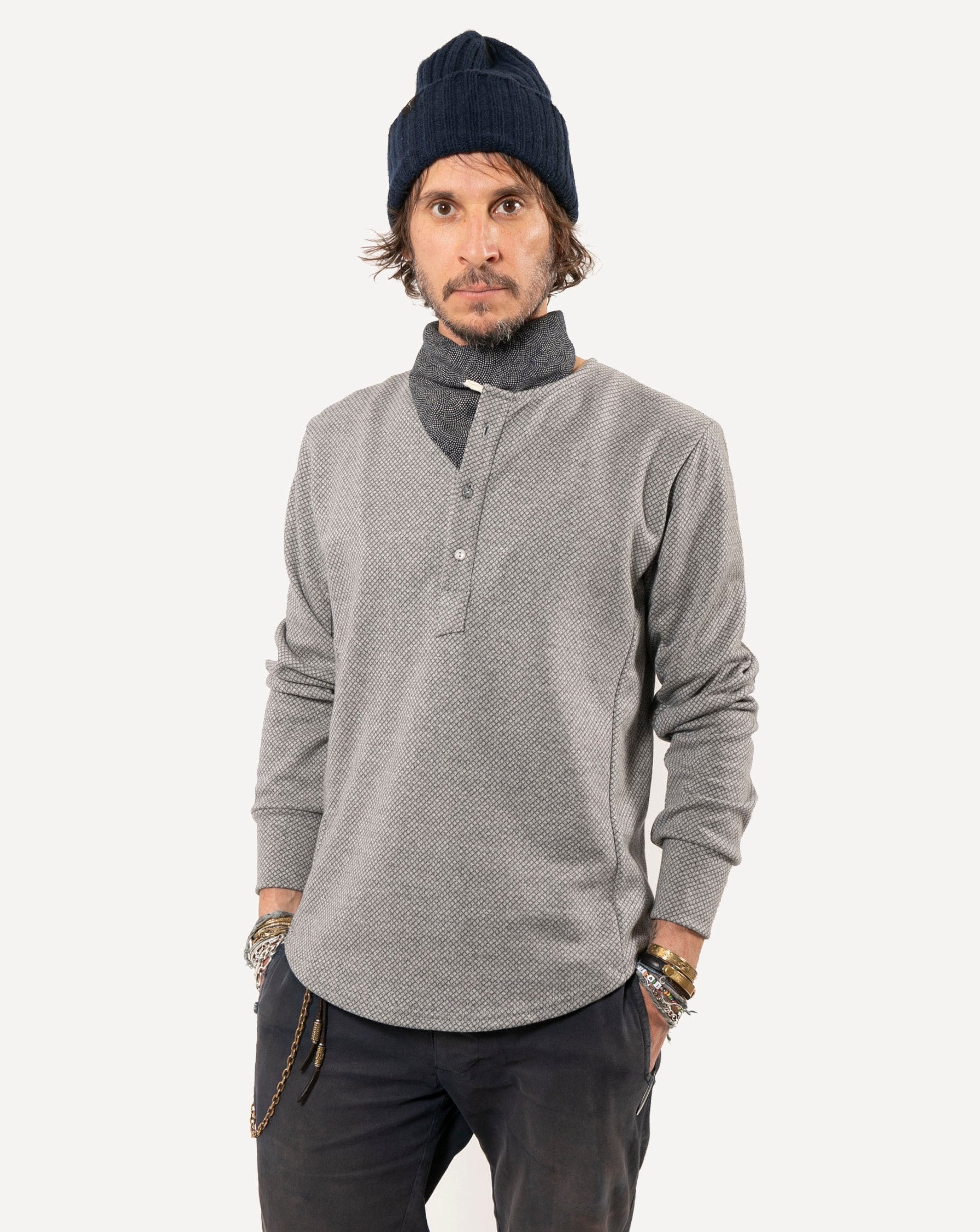 Heritage Henley | Grey Diamond Fleece