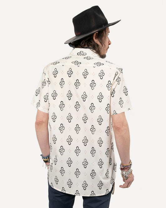 Short Sleeve Neuwirth Shirt | Ikat Shades