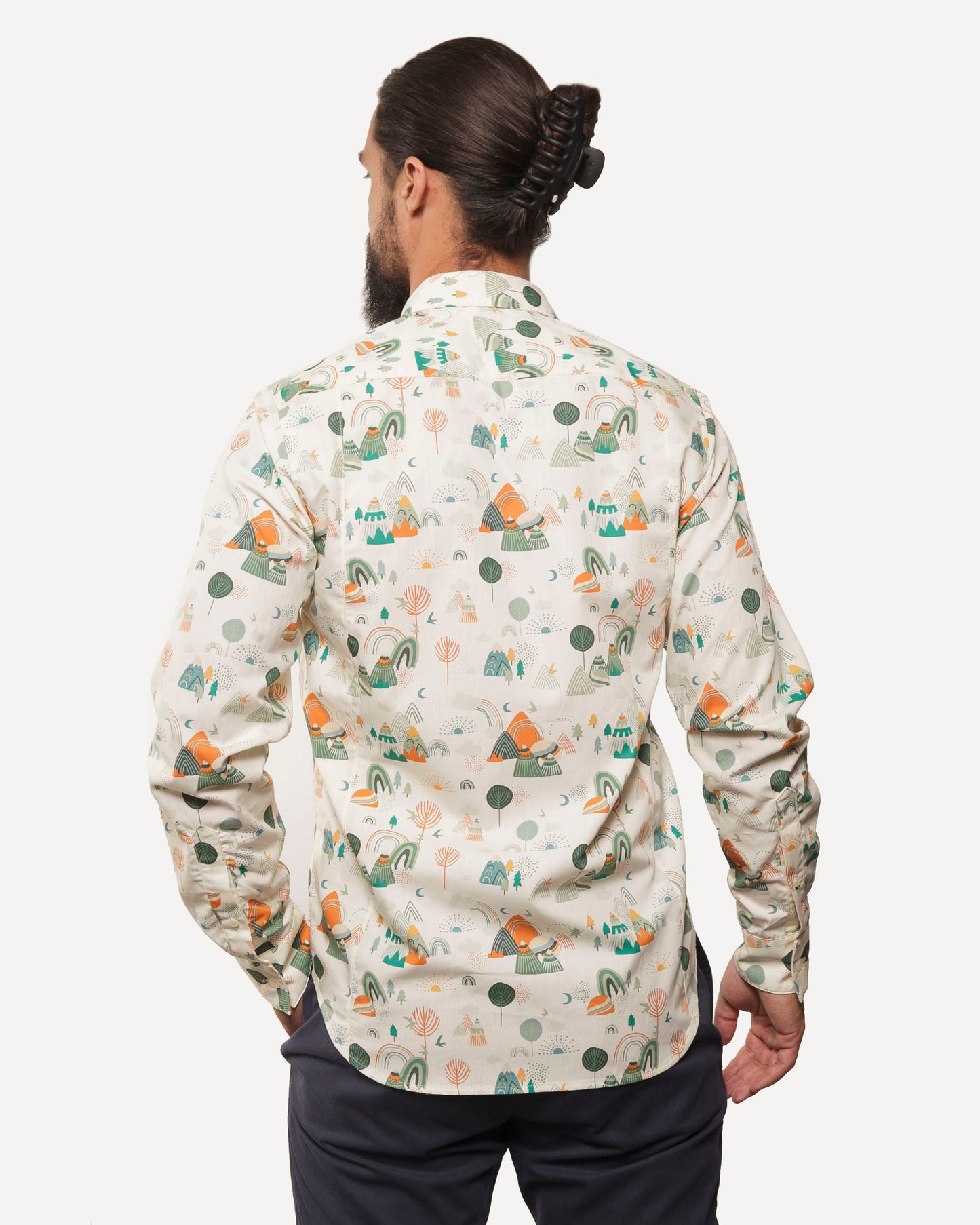 Made in Canada Long Sleeve Dylan Shirt from 18 Waits — a Sustainable Men's clothing brand offering Vintage Inspired menswear and Rock and Roll Fashion.