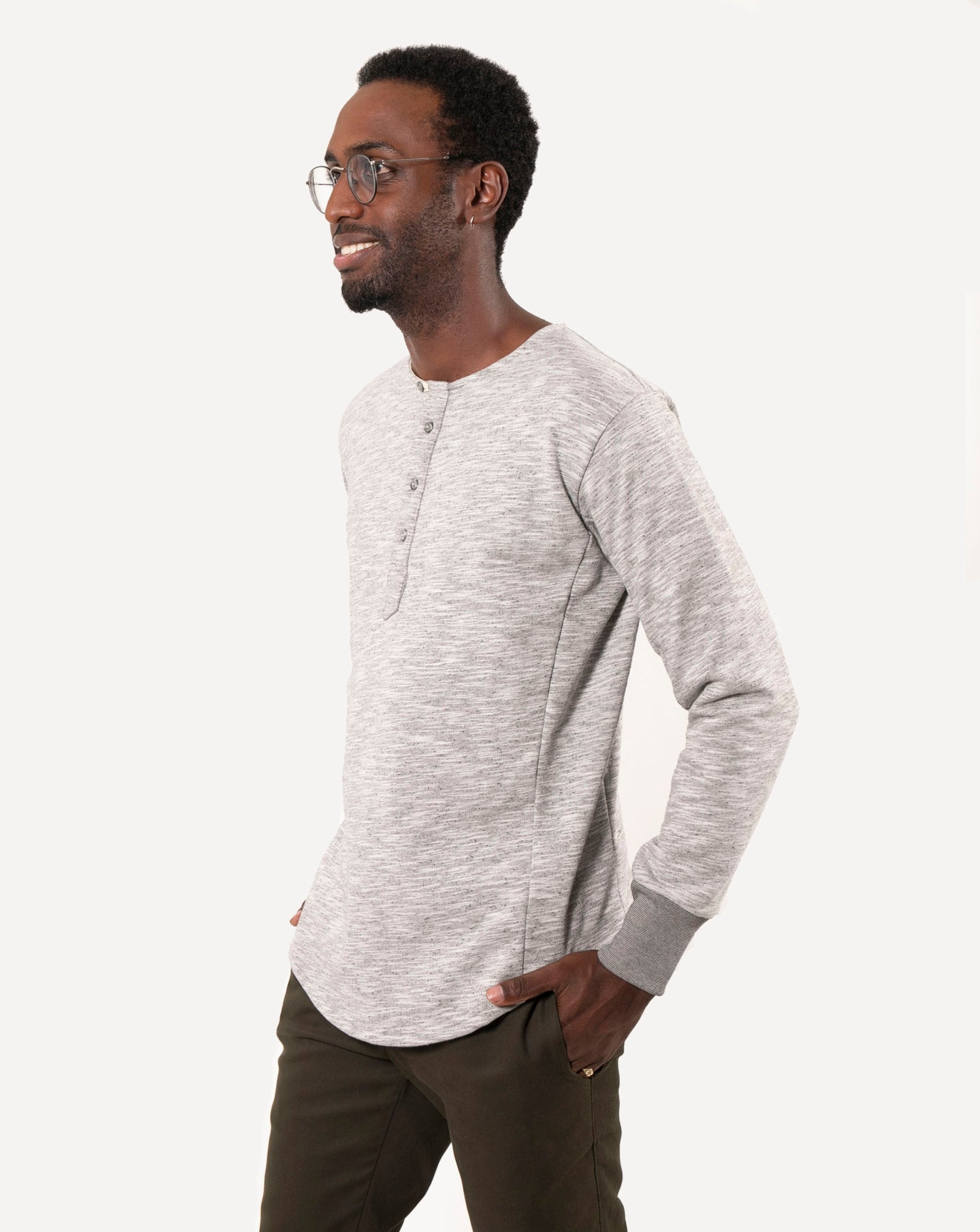 Heritage Henley | Light Grey Melange