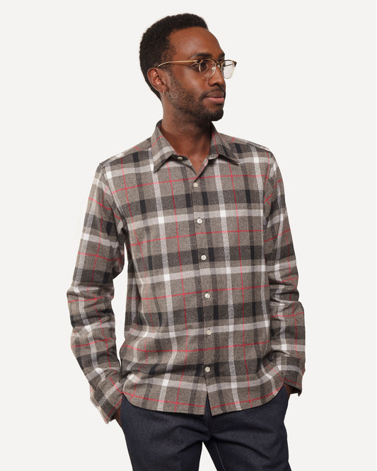 Made in Canada The Long Sleeve Dylan Shirt from 18 Waits — a Sustainable Men's clothing brand offering Vintage Inspired menswear and Rock and Roll Fashion.