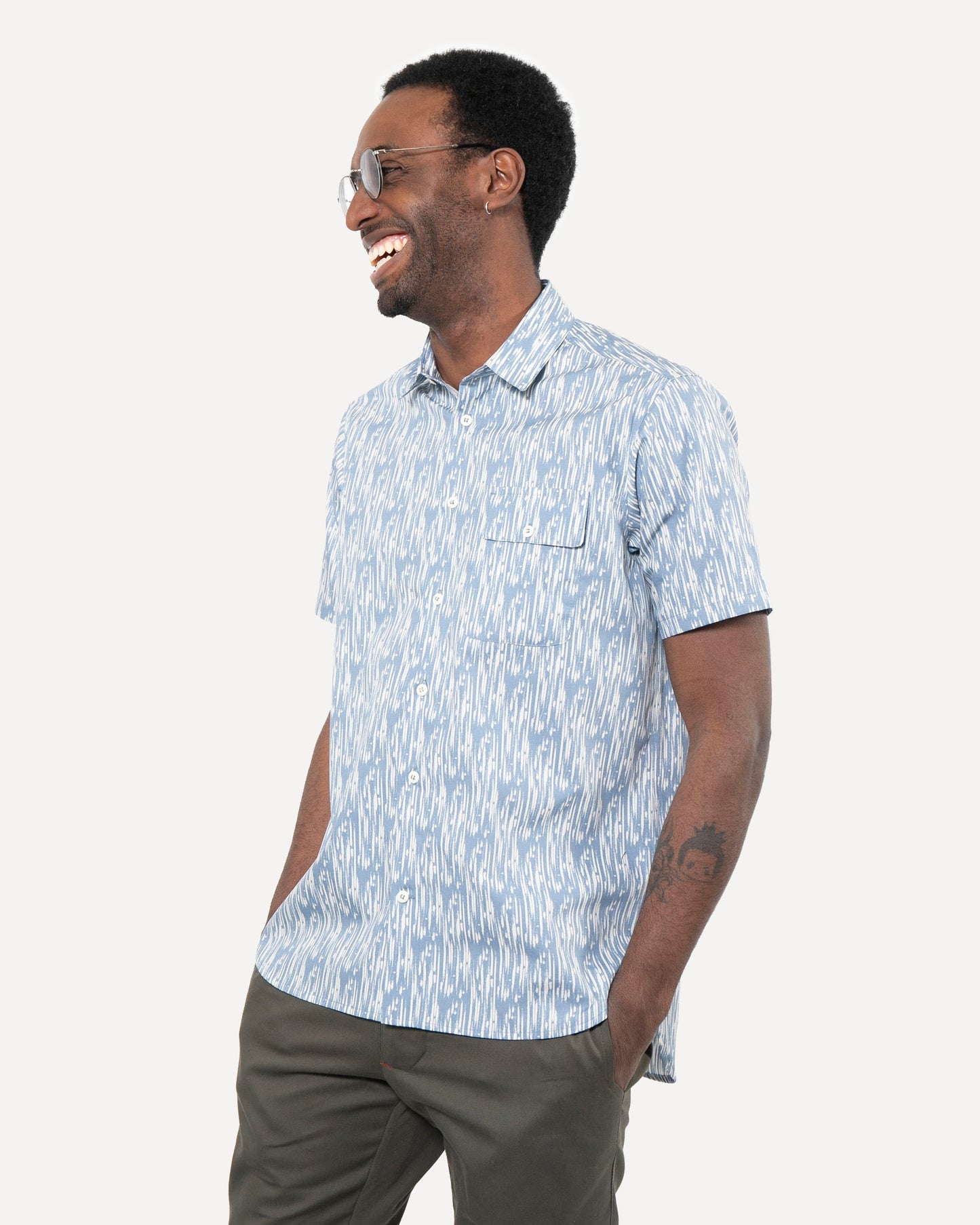 Short Sleeve Neuwirth Shirt | Summer Rains