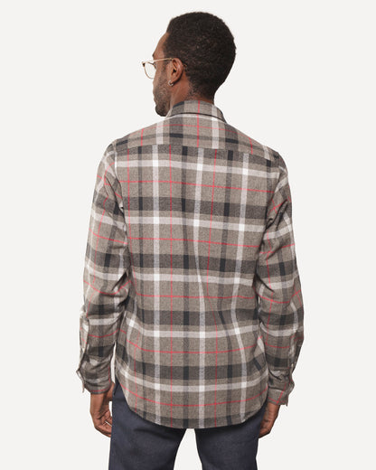 Made in Canada The Long Sleeve Dylan Shirt from 18 Waits — a Sustainable Men's clothing brand offering Vintage Inspired menswear and Rock and Roll Fashion.