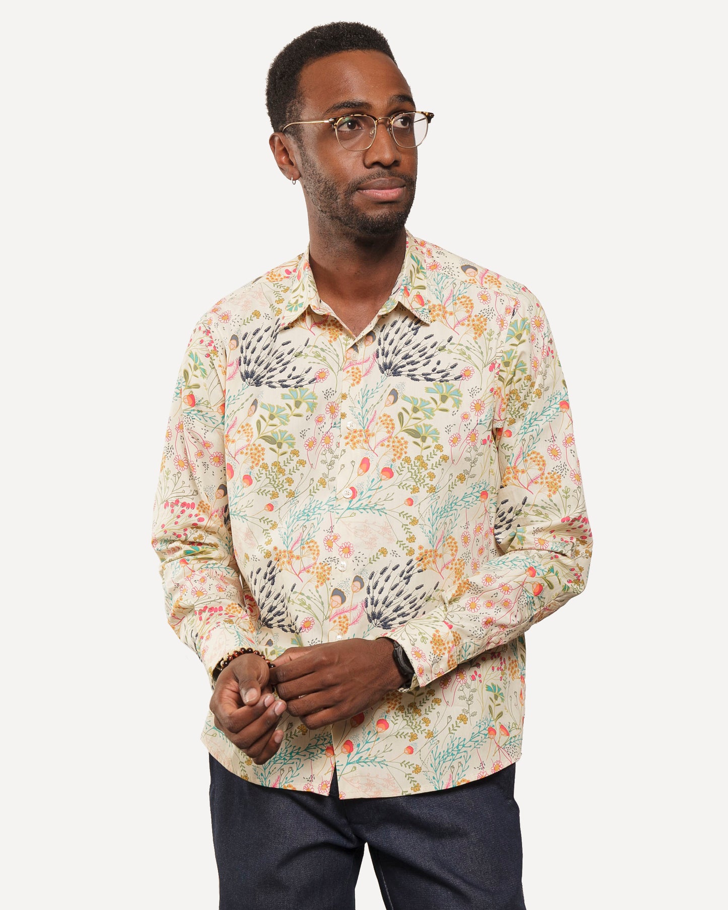 Made in Canada Long Sleeve Dylan Shirt from 18 Waits — a Sustainable Men's clothing brand offering Vintage Inspired menswear and Rock and Roll Fashion.