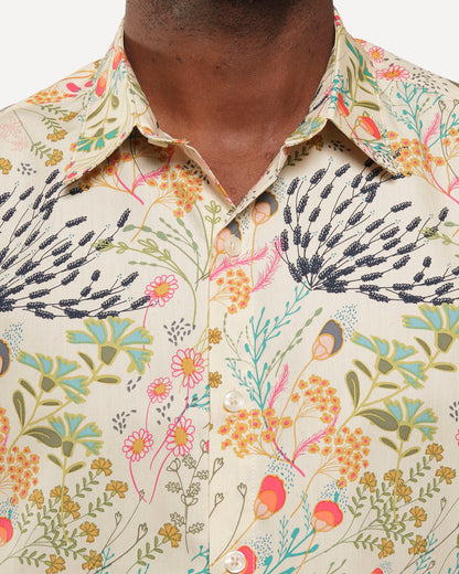 Made in Canada Long Sleeve Dylan Shirt from 18 Waits — a Sustainable Men's clothing brand offering Vintage Inspired menswear and Rock and Roll Fashion.