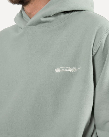 Made in Canada Relaxed Hoodie from 18 Waits — a Sustainable Men's clothing brand offering Vintage Inspired menswear and Rock and Roll Fashion.