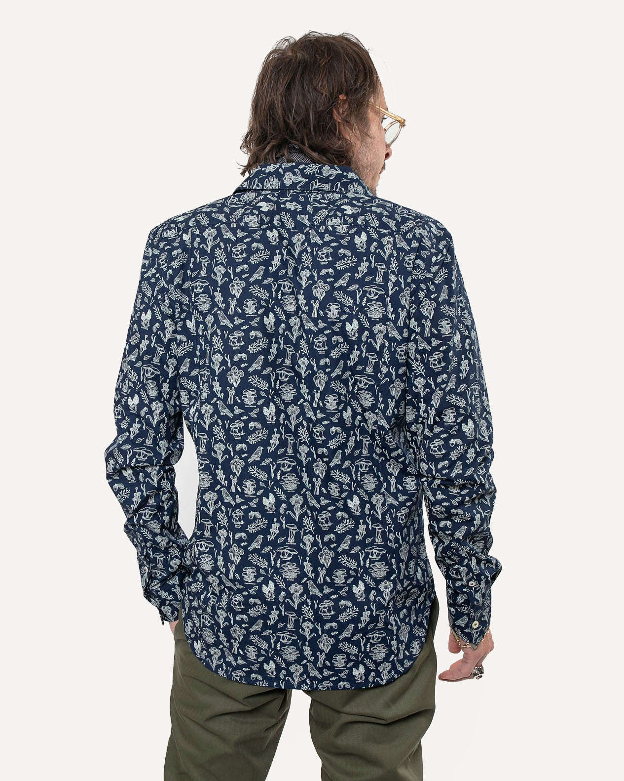 Made in Canada The Long Sleeve Dylan Shirt from 18 Waits — a Sustainable Men's clothing brand offering Vintage Inspired menswear and Rock and Roll Fashion.