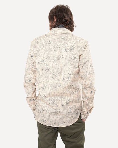 Made in Canada The Long Sleeve Dylan Shirt from 18 Waits — a Sustainable Men's clothing brand offering Vintage Inspired menswear and Rock and Roll Fashion.