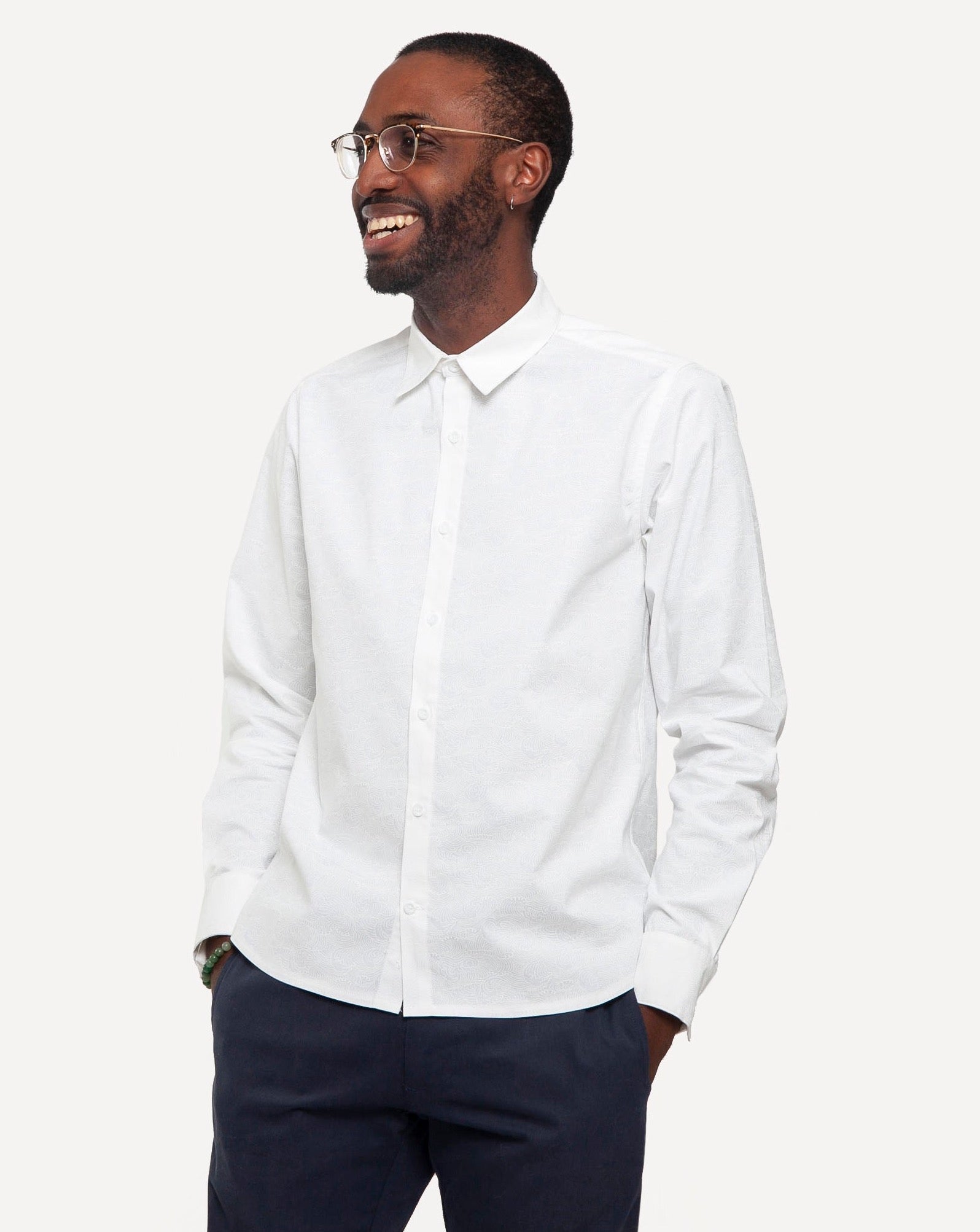 Long Sleeve Dylan Shirt | Ghost Waves