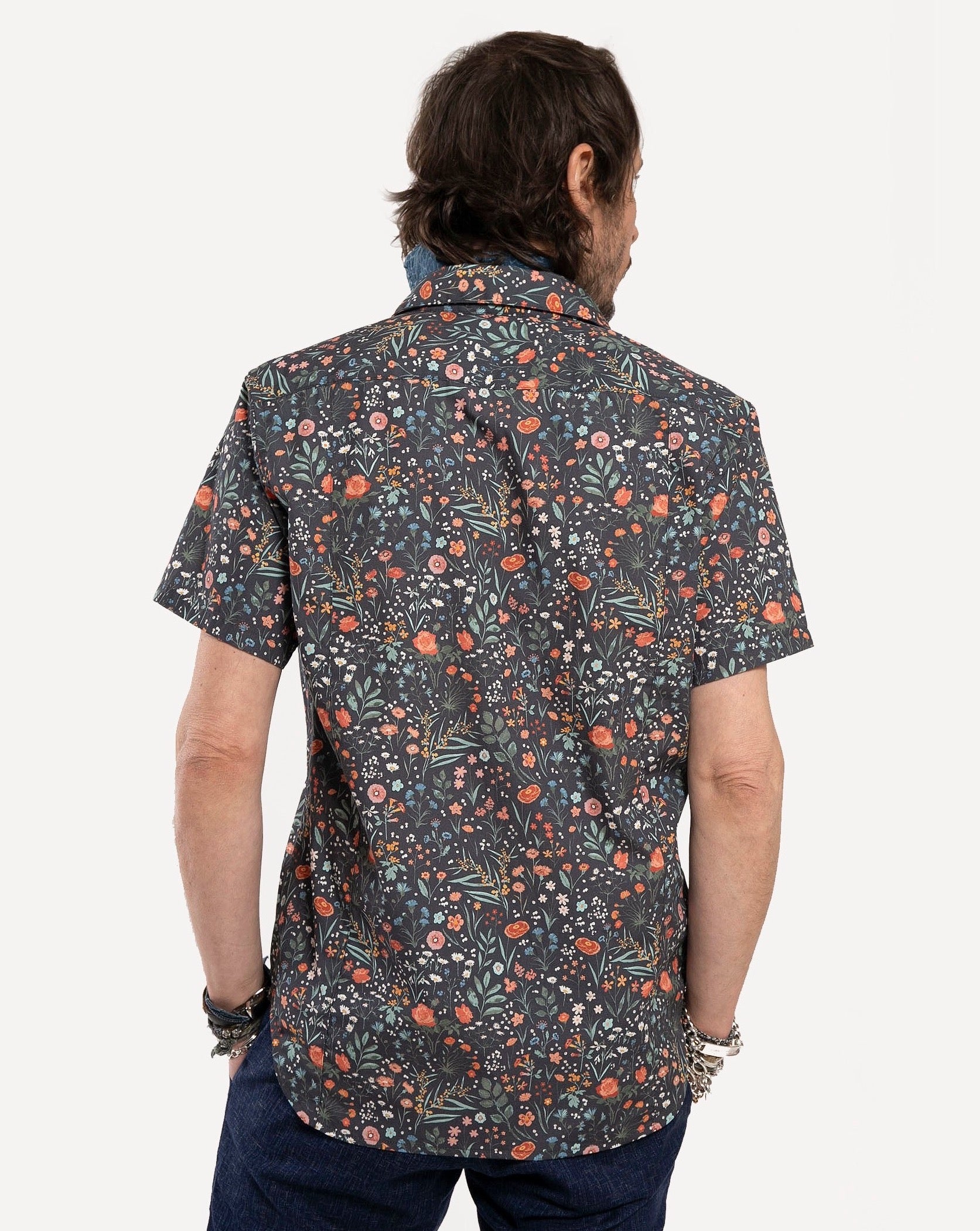 Short sleeve Dylan Shirt  from 18 Waits — a Sustainable Men's clothing brand offering Vintage Inspired menswear and Rock and Roll Fashion.