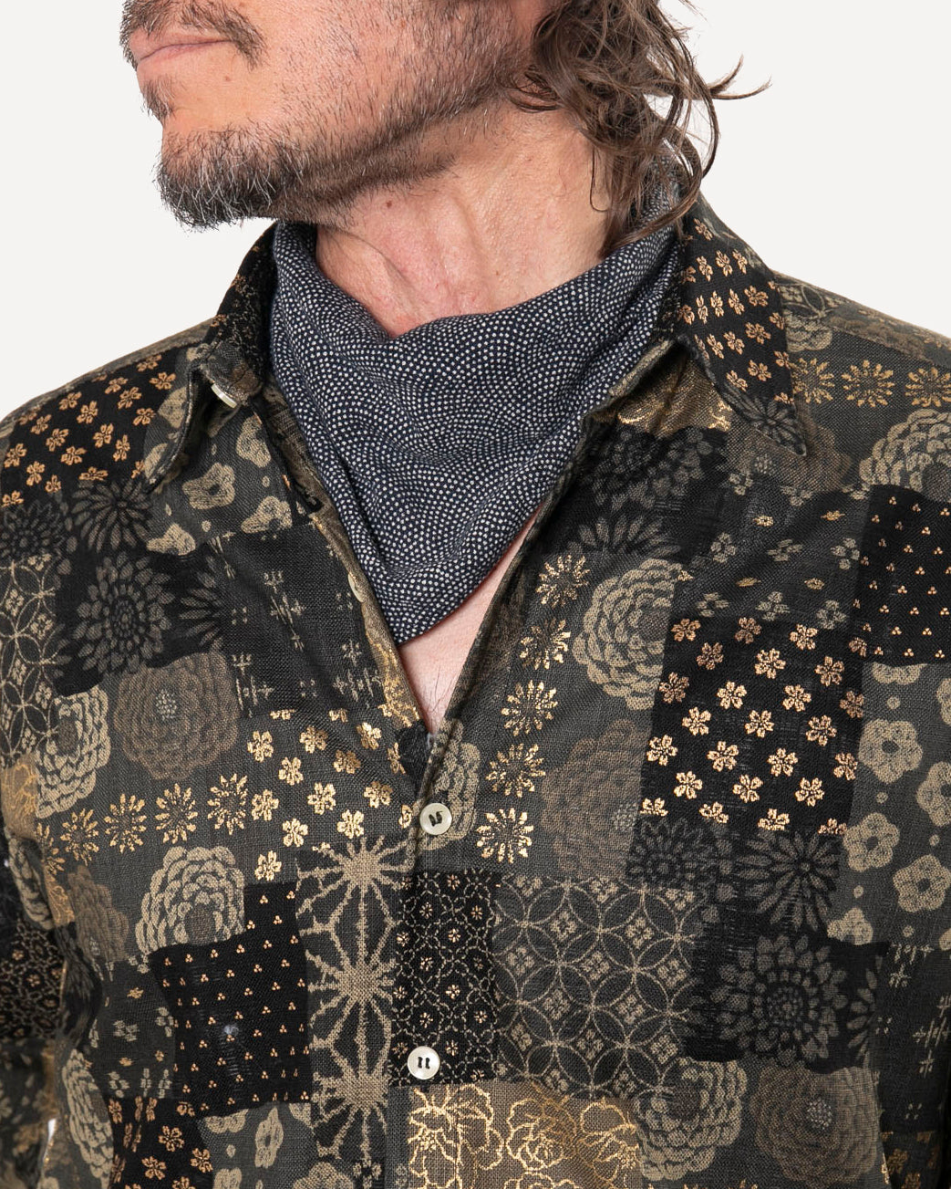 Made in Canada The Long Sleeve Dylan Shirt from 18 Waits — a Sustainable Men's clothing brand offering Vintage Inspired menswear and Rock and Roll Fashion.