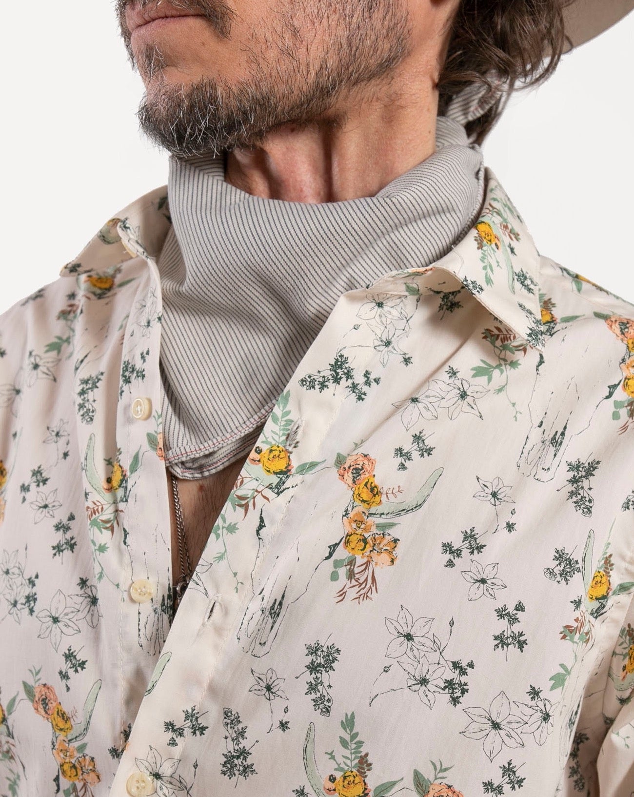 Long Sleeve Dylan Shirt | Skulls & Roses