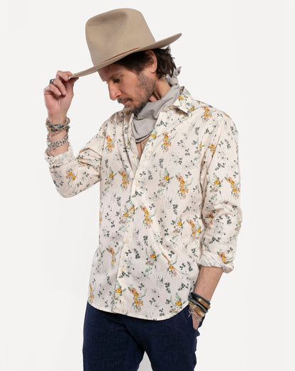 Long Sleeve Dylan Shirt | Skulls & Roses