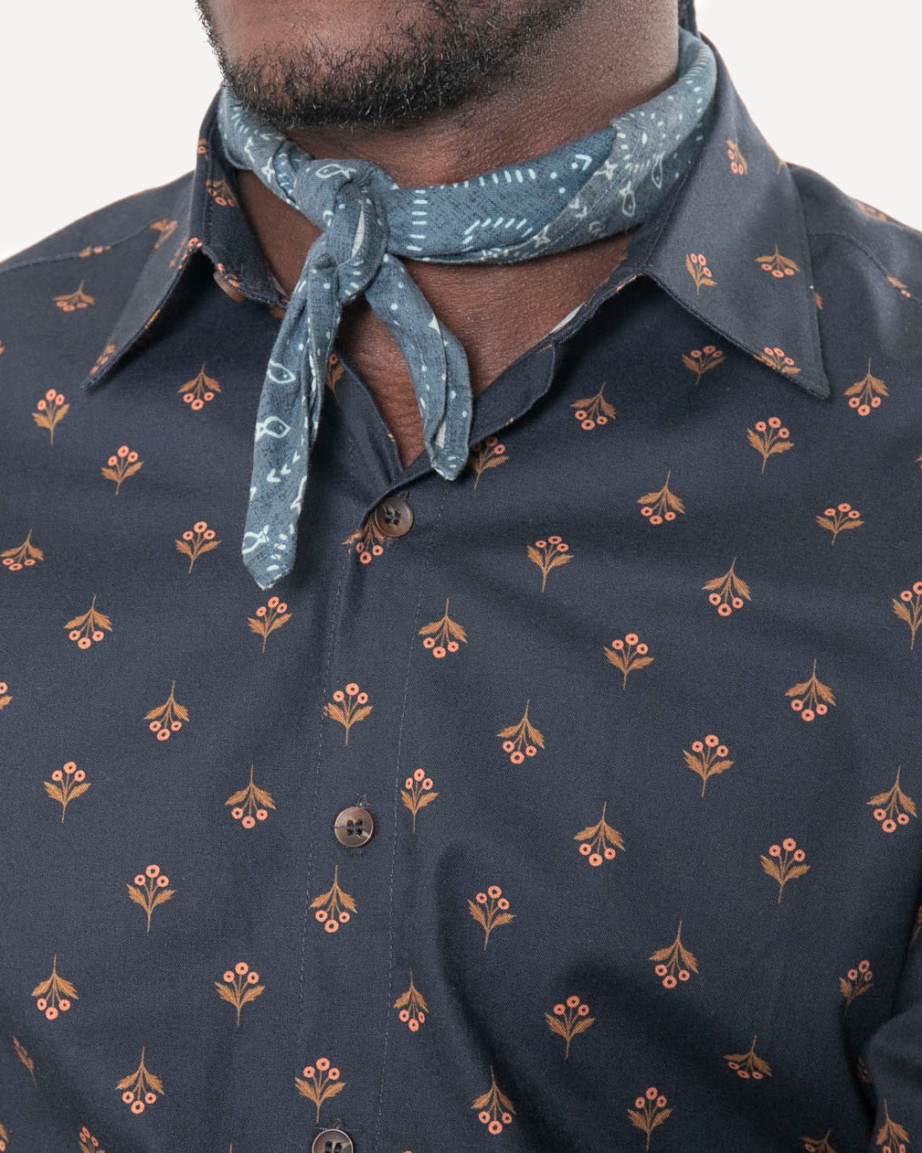 Made in Canada The Long Sleeve Dylan Shirt from 18 Waits — a Sustainable Men's clothing brand offering Vintage Inspired menswear and Rock and Roll Fashion.