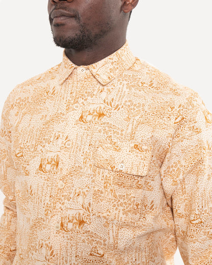 Made in Canada The Long Sleeve Neuwirth Shirt from 18 Waits — a Sustainable Men's clothing brand offering Vintage Inspired menswear and Rock and Roll Fashion.