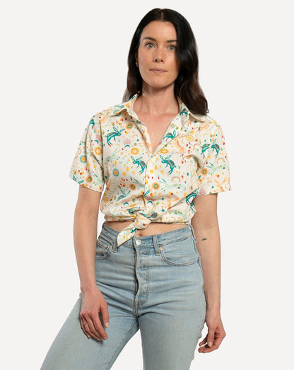 Short sleeve Dylan Shirt  from 18 Waits — a Sustainable  clothing brand offering Vintage Inspired menswear and Rock and Roll Fashion.