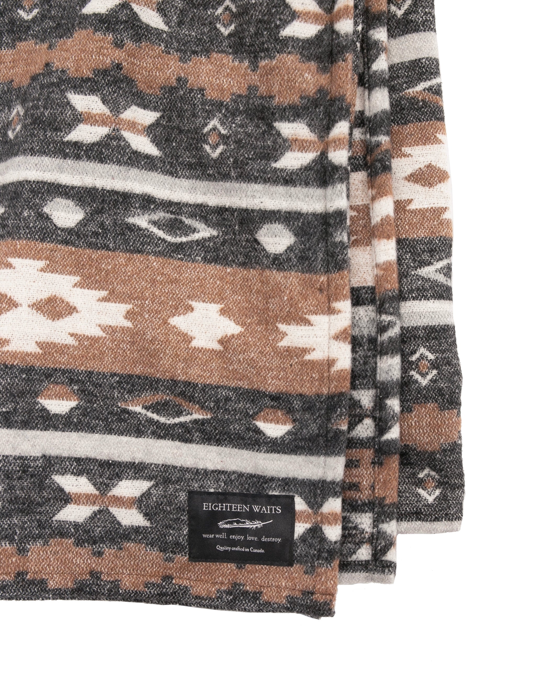 Made in Canada, Blanket from 18 Waits — a Sustainable Men's clothing brand offering Vintage Inspired menswear and Rock and Roll Fashion.