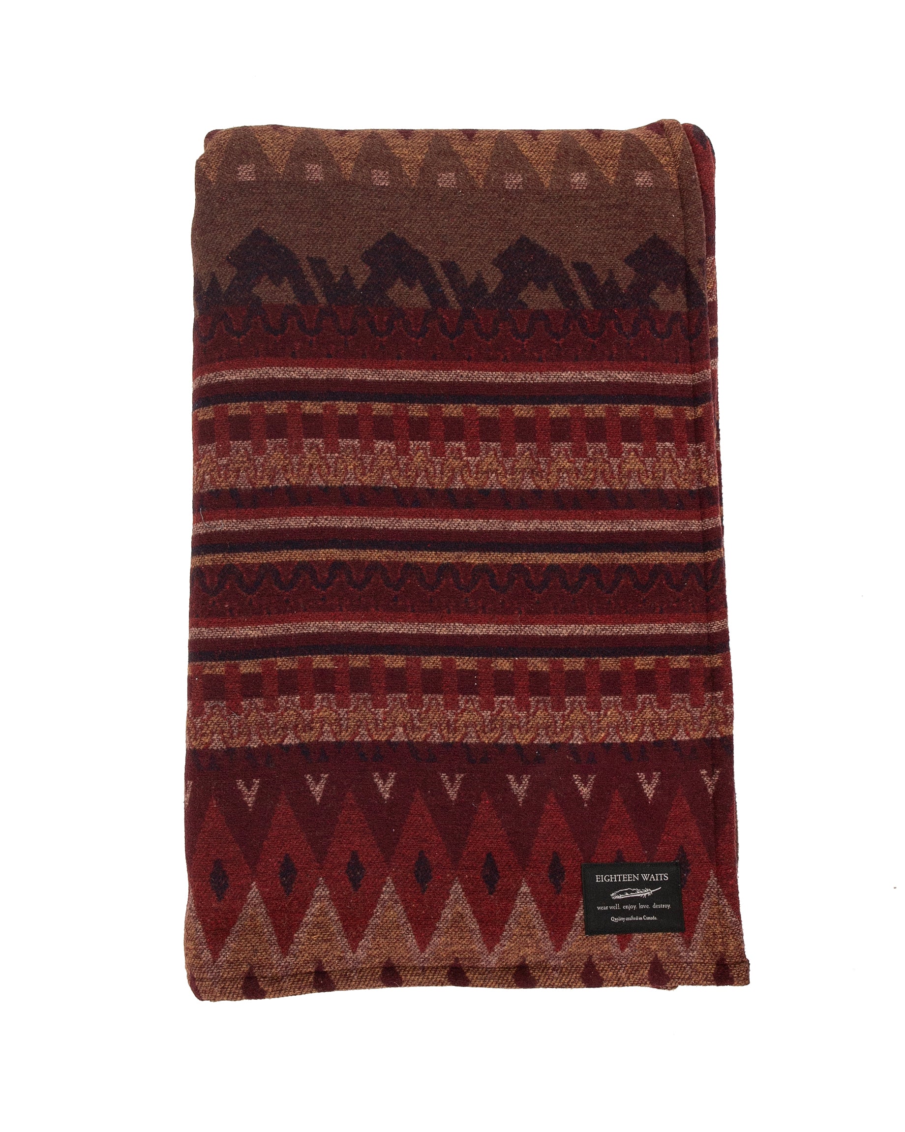 Made in Canada, Blanket from 18 Waits — a Sustainable Men's clothing brand offering Vintage Inspired menswear and Rock and Roll Fashion. A refined Imogene and Willie alternative for those who value quality and character.