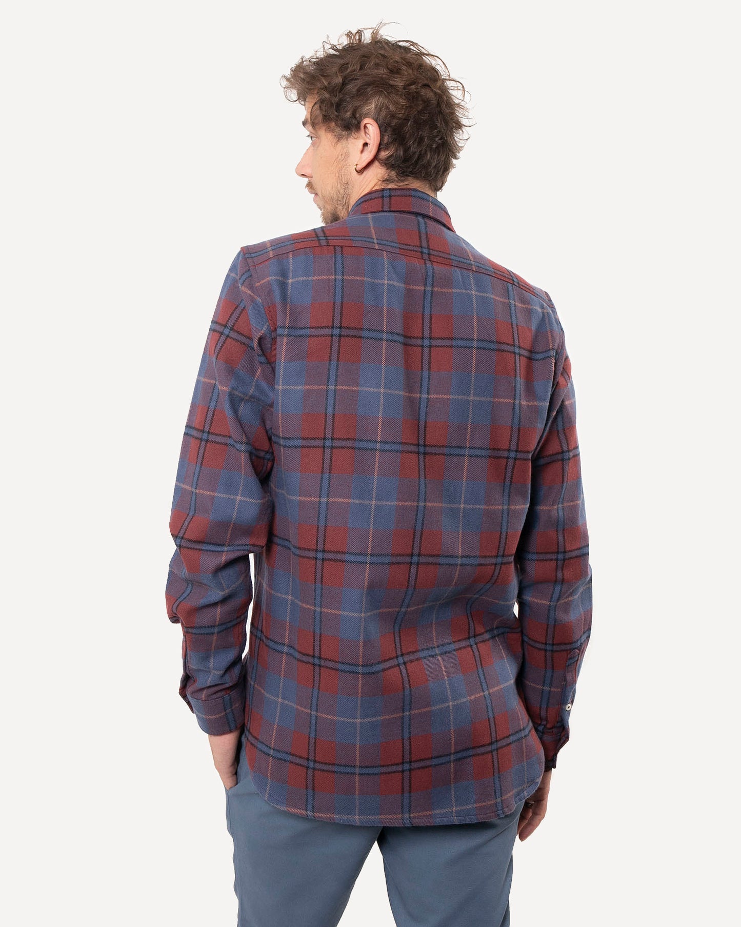 Made in Canada The Long Sleeve Neuwirth Shirt from 18 Waits — a Sustainable Men's clothing brand offering Vintage Inspired menswear and Rock and Roll Fashion.