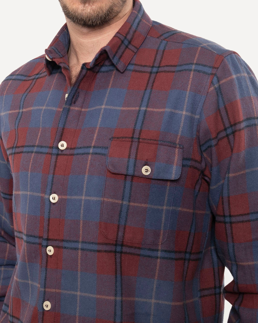 Made in Canada The Long Sleeve Neuwirth Shirt from 18 Waits — a Sustainable Men's clothing brand offering Vintage Inspired menswear and Rock and Roll Fashion.
