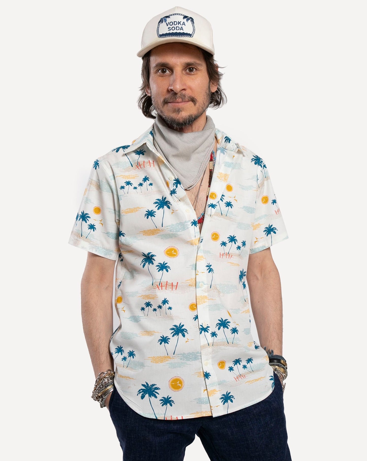 Made in Canada Short Sleeve Dylan Shirt from 18 Waits — a Sustainable Men's clothing brand offering Vintage Inspired menswear and Rock and Roll Fashion.